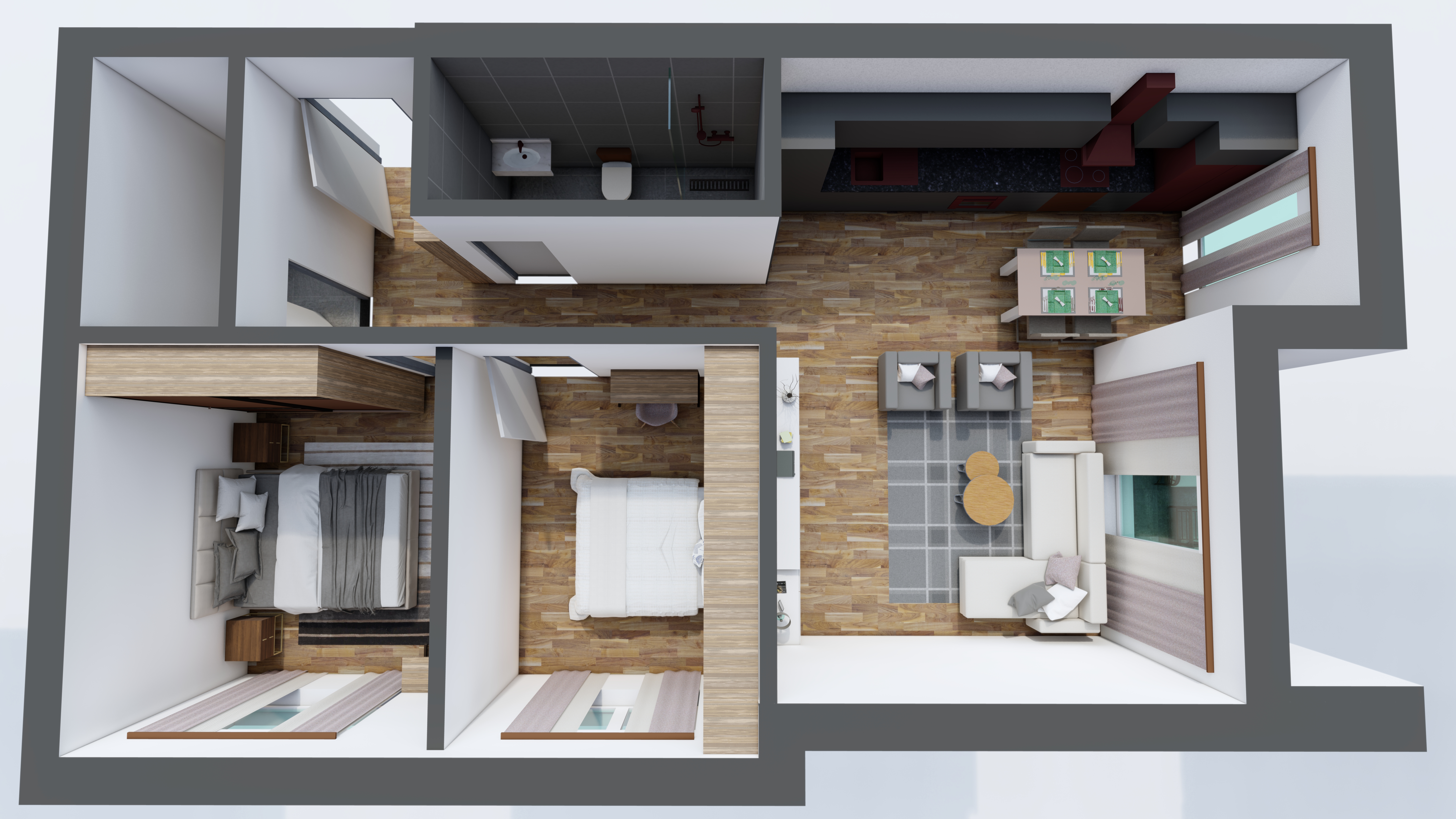 Apartment O2 te rruga Tenisit